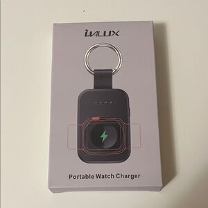 Black Portable Watch Charger